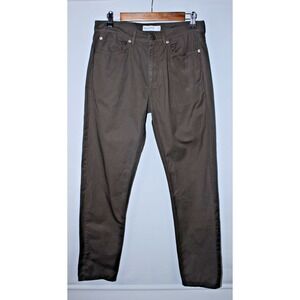 Hill City Men's Size 30x32 Olive Green Twill 5 Pocket Pants